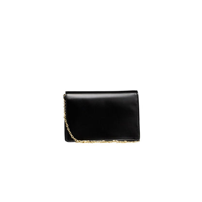 "Black Polyethylene Women Crossbody Bag"