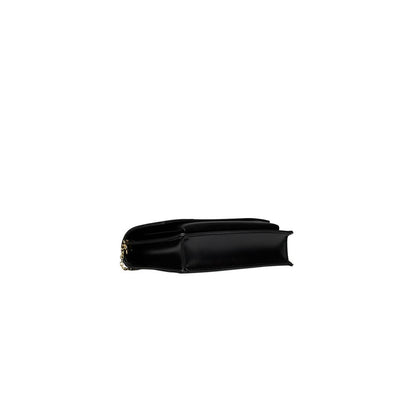 "Black Polyethylene Women Crossbody Bag"