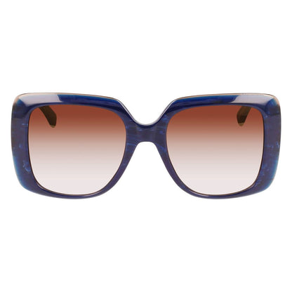 Blue Haircalf Sunglasses