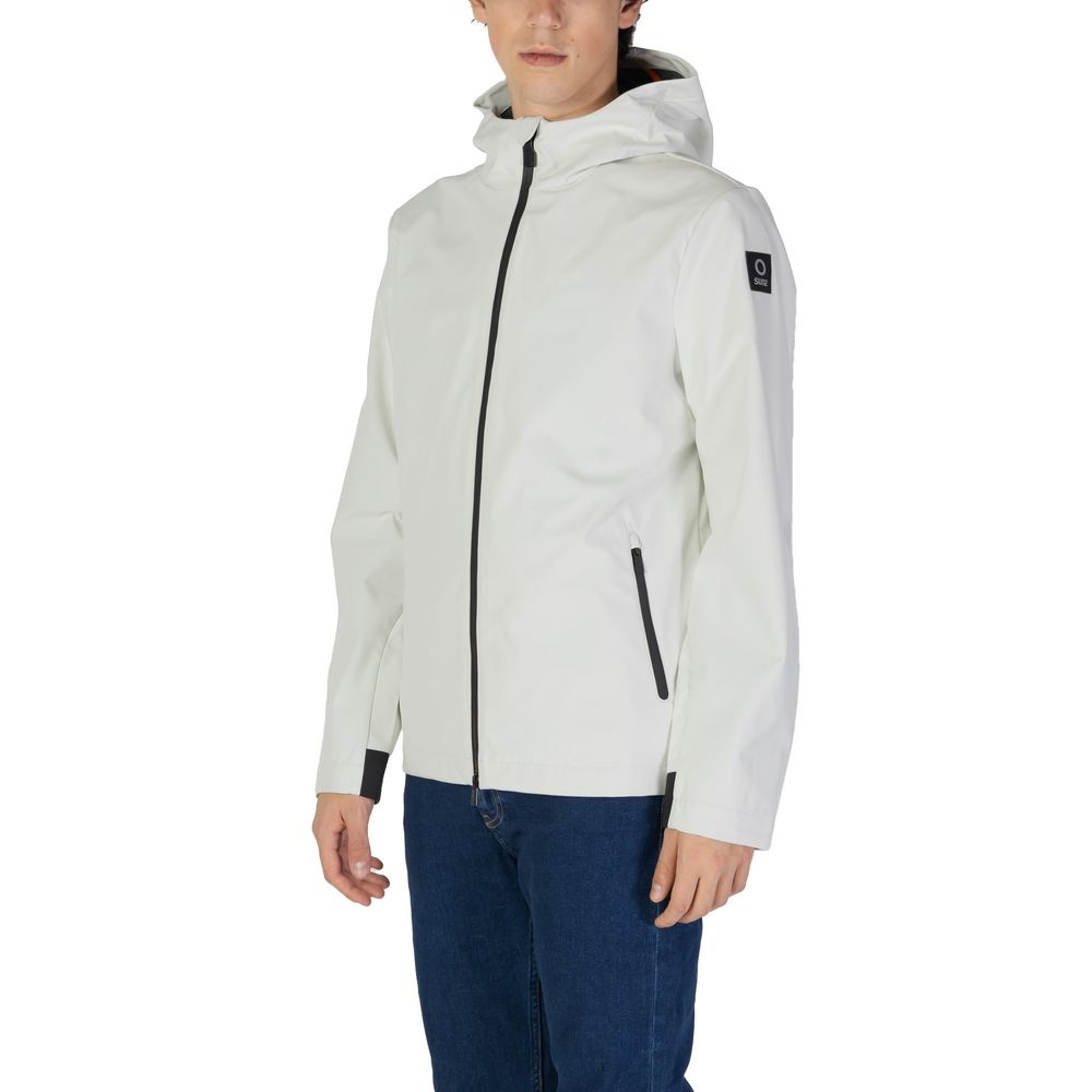 Cream Polyester Jackets & Coat