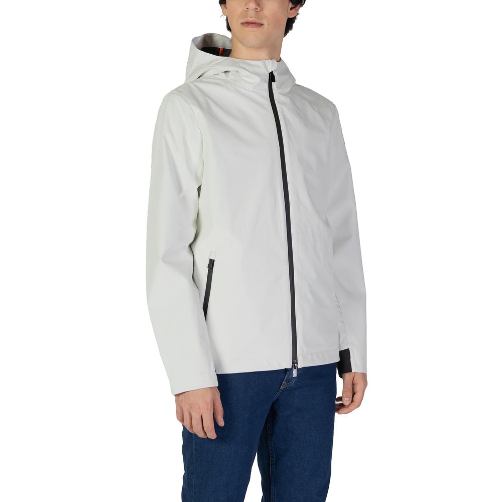 Cream Polyester Jackets & Coat