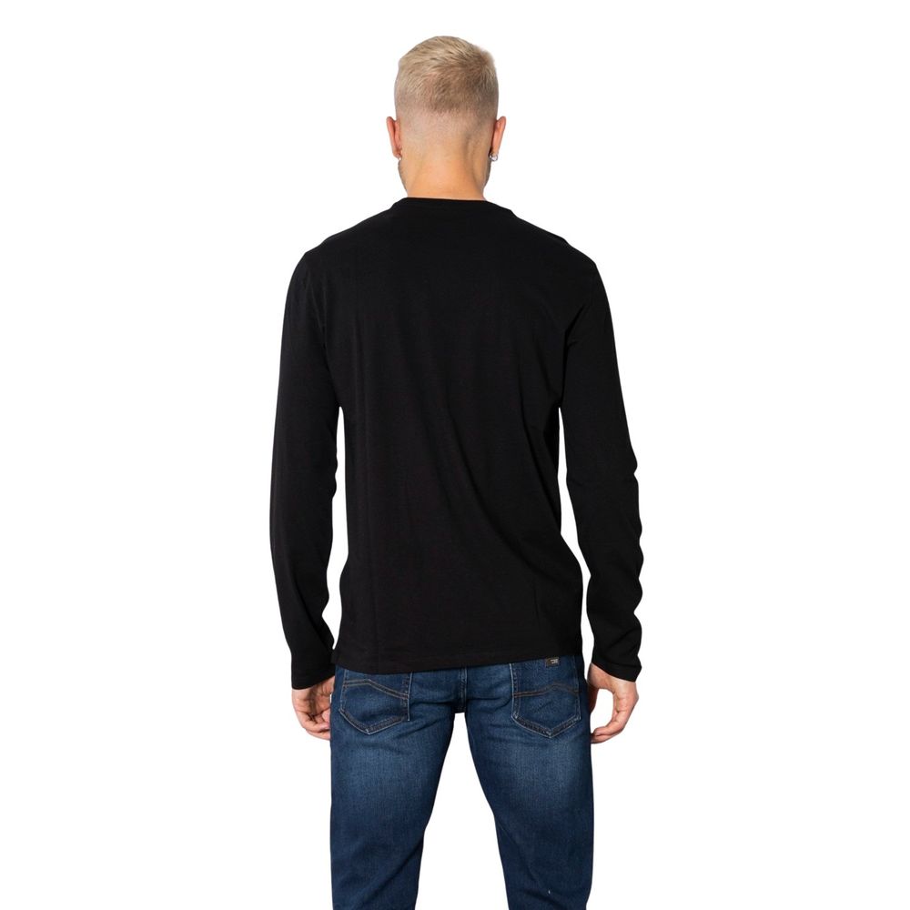 Black Cotton Long Sleeve
