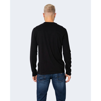 Black Cotton Long Sleeve