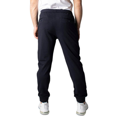 Blue Viscose Skinny Pants