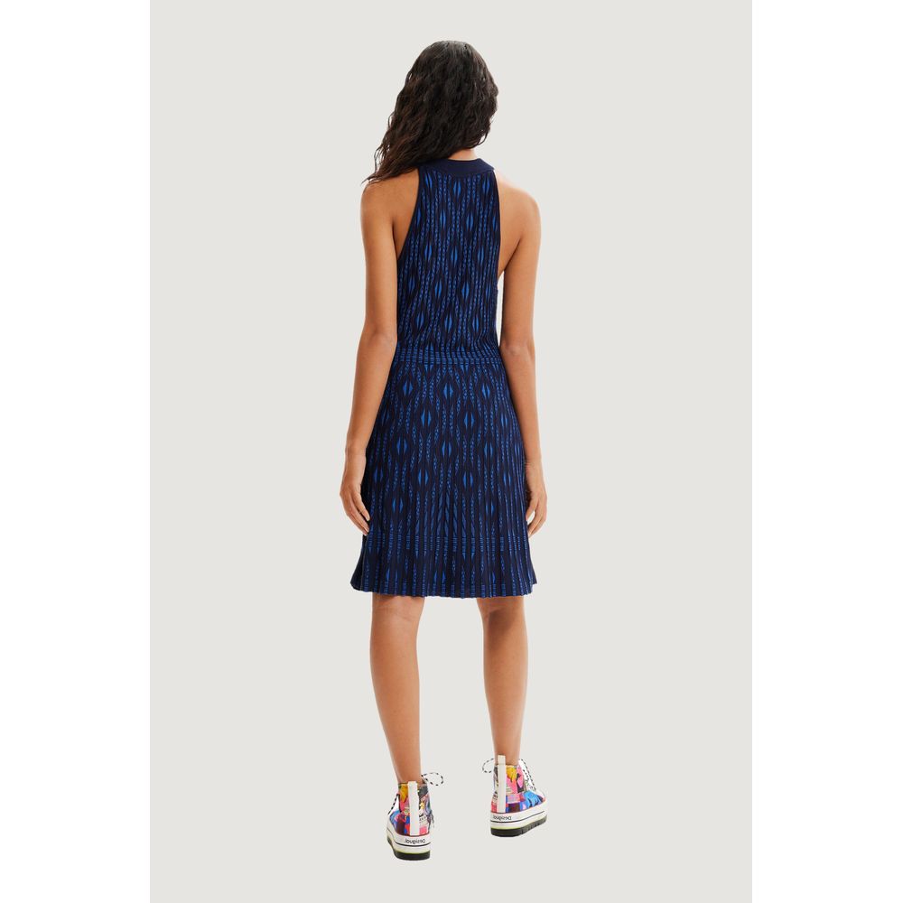Blue Viscose Short
