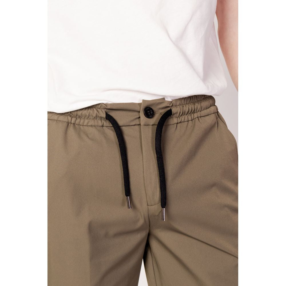Green Nylon Bermuda