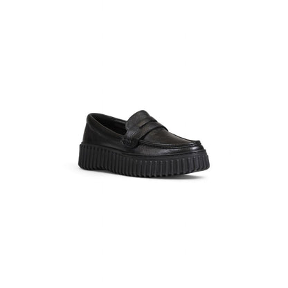 Black Leather Platform