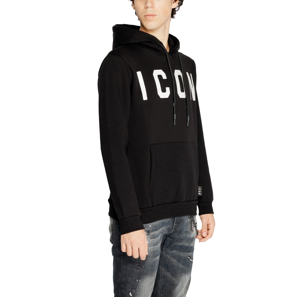 Black And White Cotton Hoody