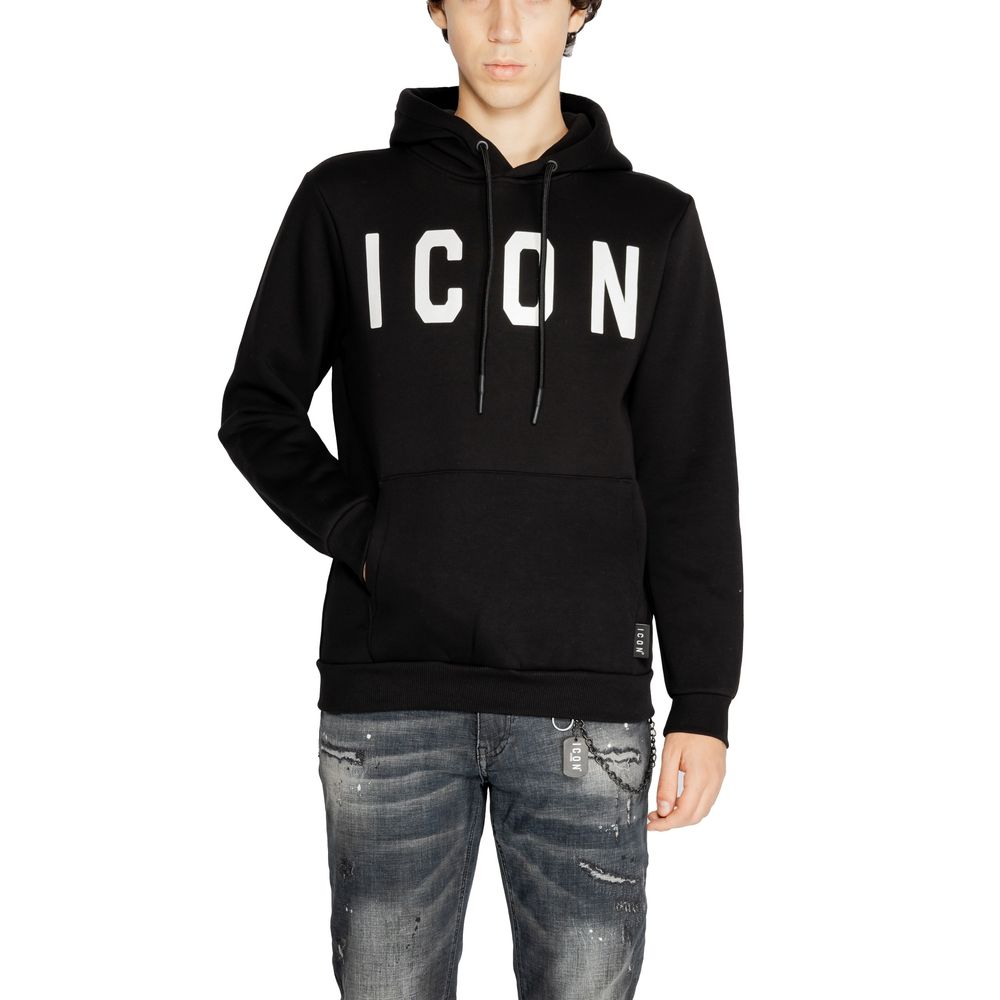 Black And White Cotton Hoody