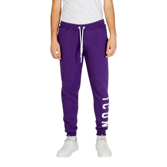 Purple Cotton Joggers Workout Pant