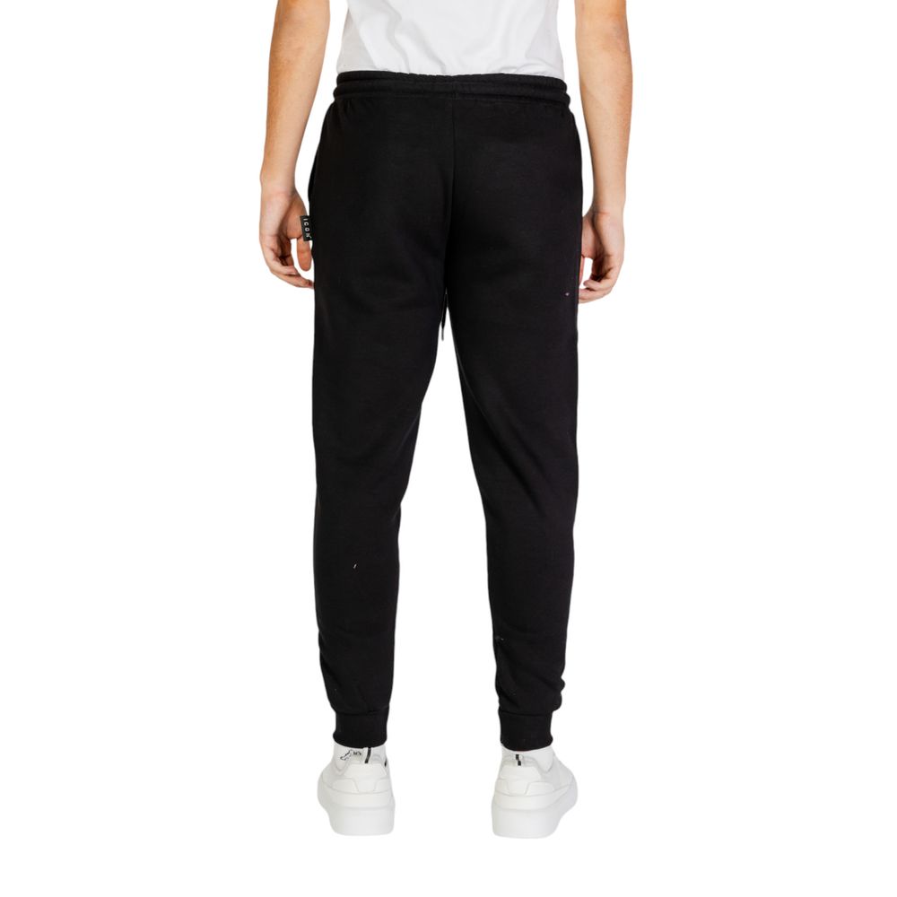 Black And White Cotton Joggers Workout Pant