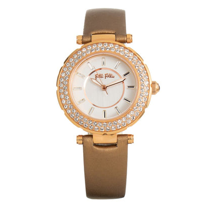 Brown Leather Dress Watch