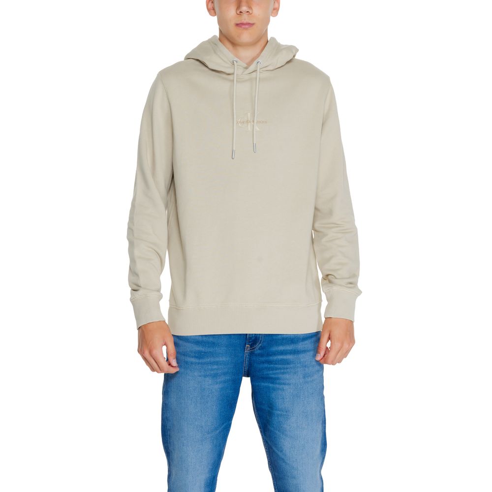 Beige Recycled Cotton Hoody