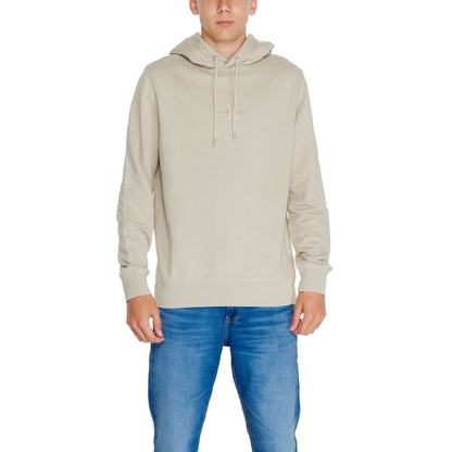 Beige Recycled Cotton Hoody
