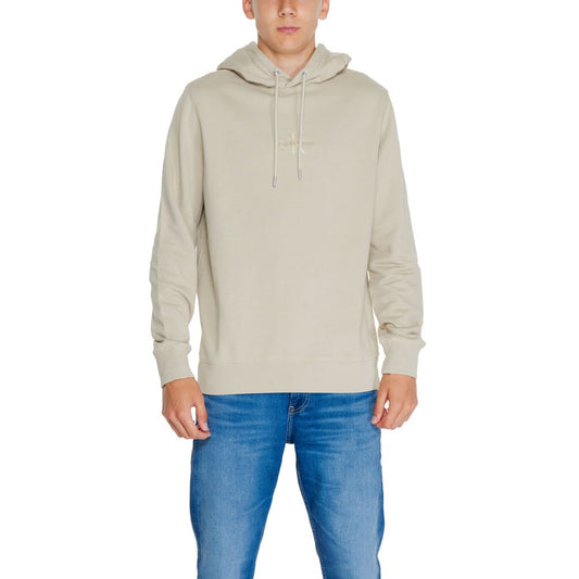 Beige Recycled Cotton Hoody