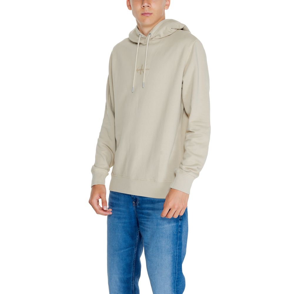 Beige Recycled Cotton Hoody