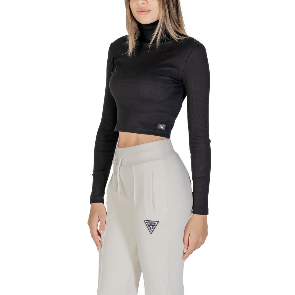 Black Cotton Long Sleeve