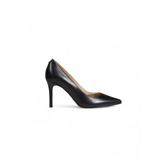 Black Leather High Heel