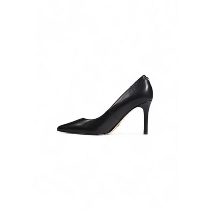 Black Leather High Heel
