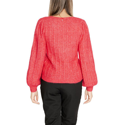 Pink Polyester Sweater