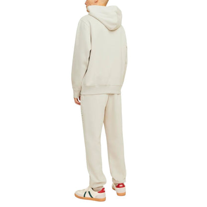 Beige Cotton Hoodie