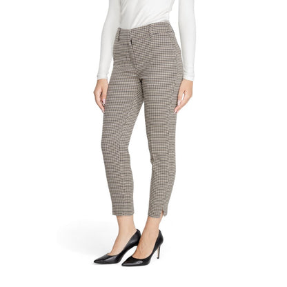 Beige Polyester Pant