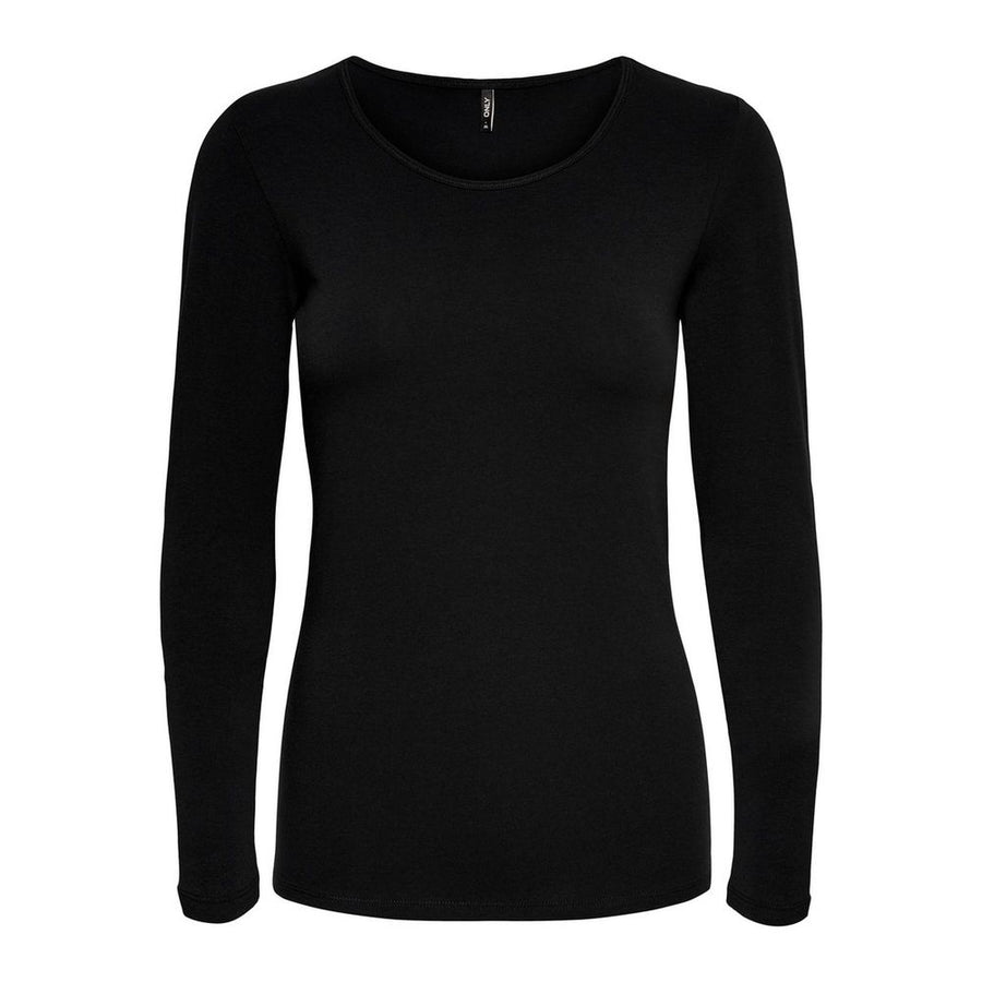 Black Cotton Long Sleeve