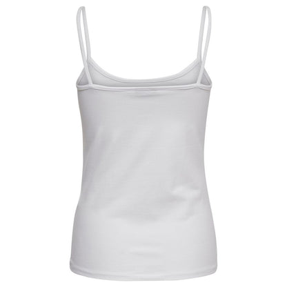 White Cotton Tank Top