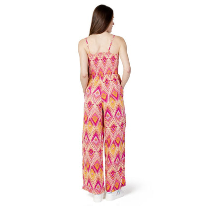 Pink Viscose Jumpsuit