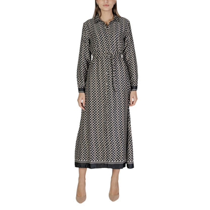 Black Recycled Polyester Long