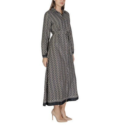 Black Recycled Polyester Long