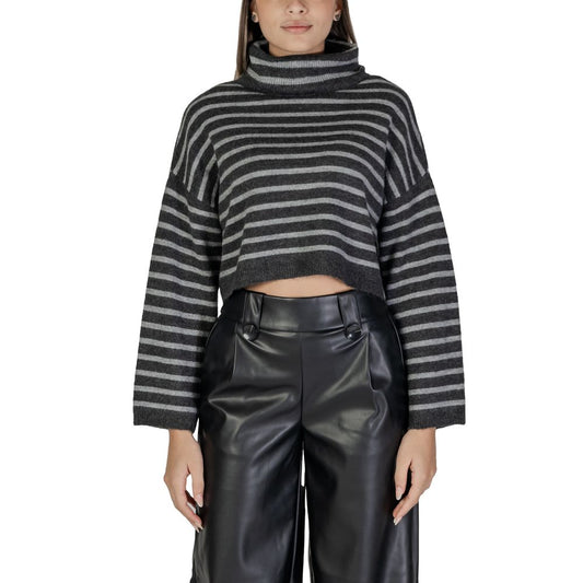 Gray Marabou Sweater