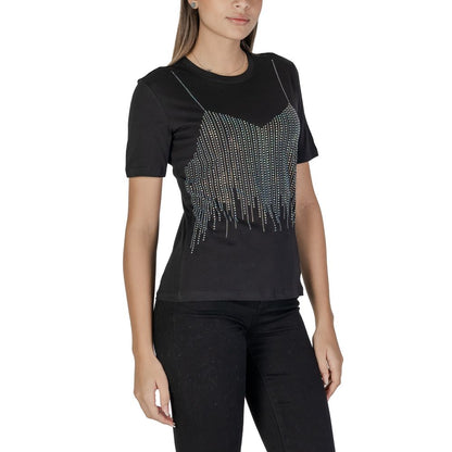 Black Cotton T-Shirt