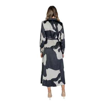 Black Recycled Polyester Long