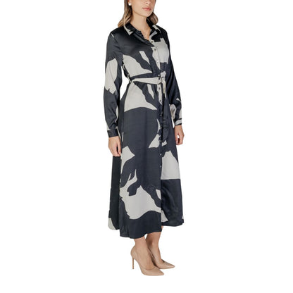 Black Recycled Polyester Long