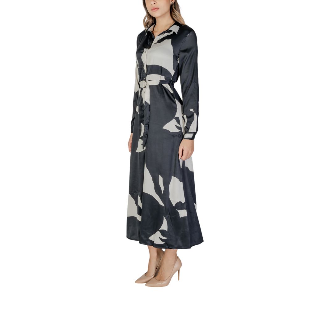 Black Recycled Polyester Long