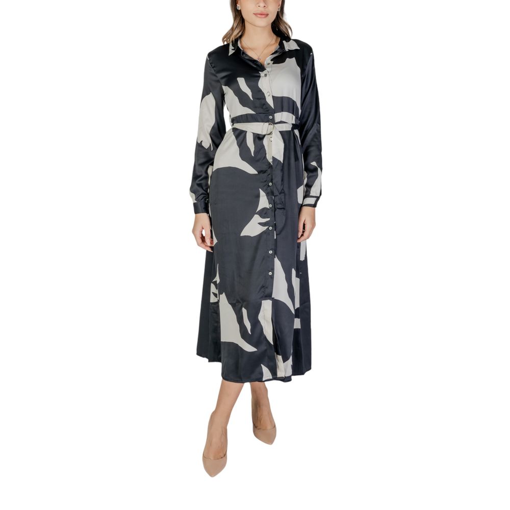 Black Recycled Polyester Long
