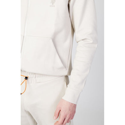 Beige Cotton Hoodie