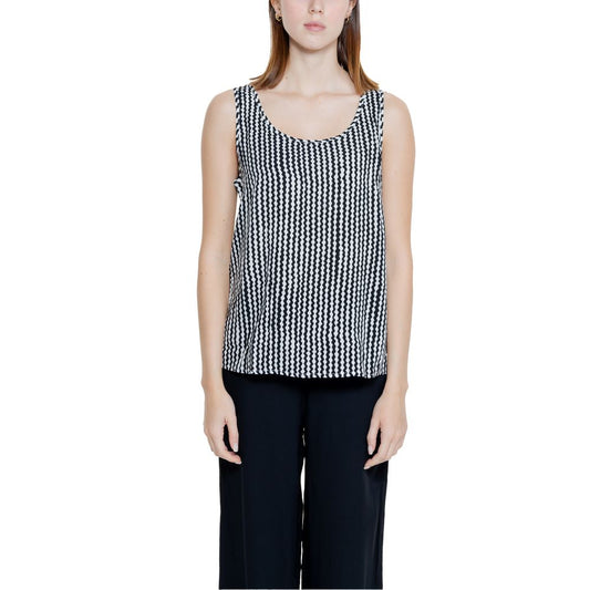 Black Viscose Tank Top