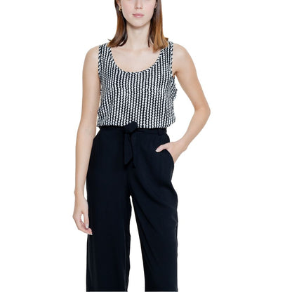 Black Viscose Tank Top