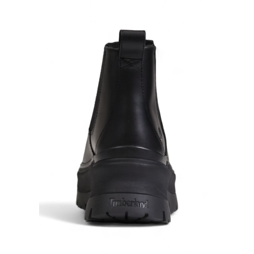 Black Leather Ankle