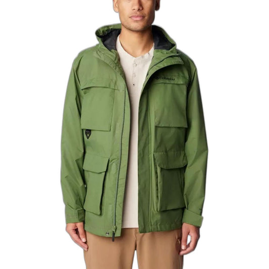 Green Polyester Jackets & Coat