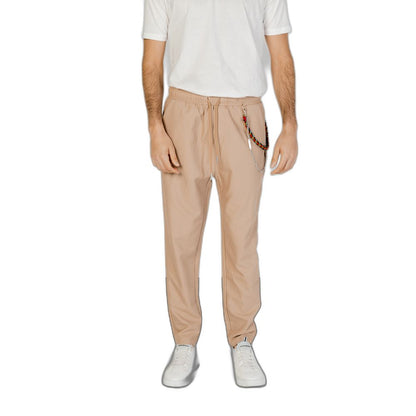 Beige Polyester Pant