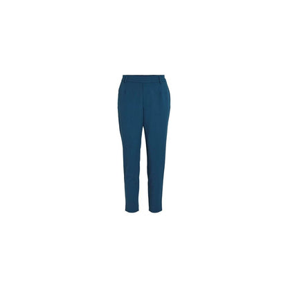 Blue Polyester Pant