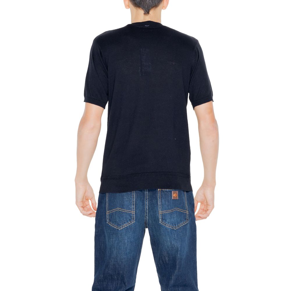 Black Cotton Sweater