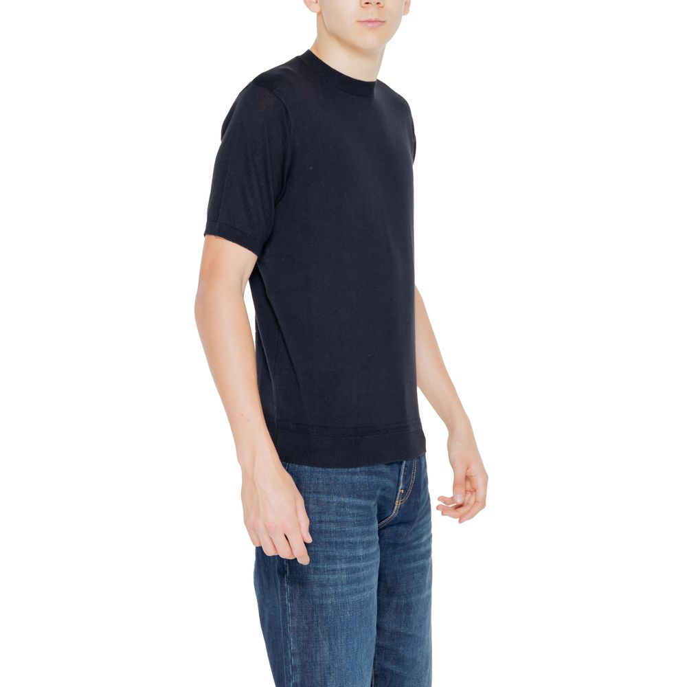 Black Cotton Sweater