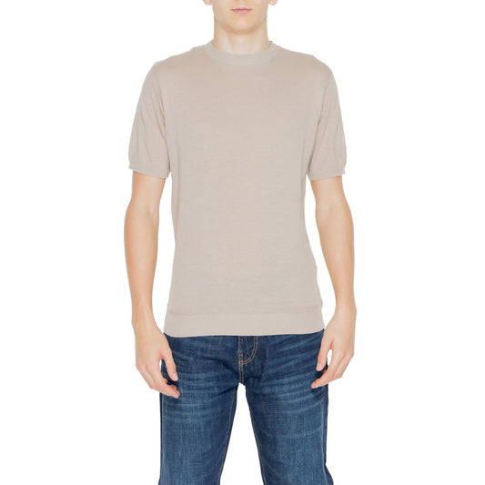 Beige Cotton Sweater