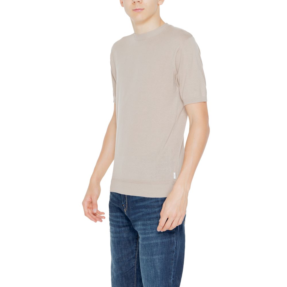 Beige Cotton Sweater