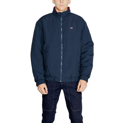 Blue Polyamide Jackets & Coat