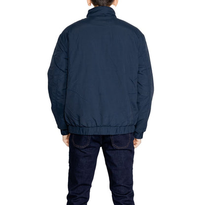 Blue Polyamide Jackets & Coat